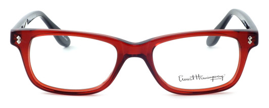 Ernest Hemingway Designer Eyeglasses H4617 (Small Size) in Red-Black 48mm :: Rx Bi-Focal