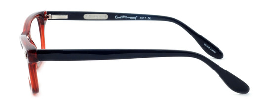 Ernest Hemingway Designer Eyeglasses H4617 (Small Size) in Red-Black 48mm :: Rx Bi-Focal