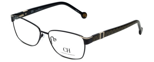 Carolina Herrera Designer Eyeglasses VHE063-0304 in Black 55mm :: Rx Single Vision