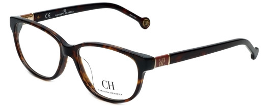 Carolina Herrera Designer Eyeglasses VHE590-0909 in Shiny Havana 53mm :: Rx Bi-Focal