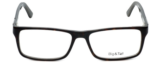 Big and Tall Designer Eyeglasses Big-And-Tall-8-Demi-Grey in Demi Grey 59mm :: Custom Left & Right Lens