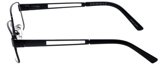 Big and Tall Designer Eyeglasses Big-And-Tall-6-Shiny-Black in Shiny Black 61mm :: Rx Single Vision