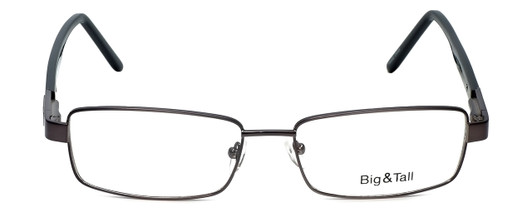 Big&Tall by Vivid Designer Reading Glasses 5 Gunmetal 58mm