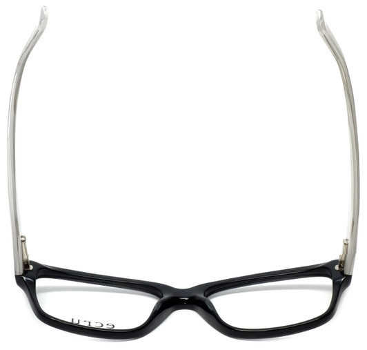 Ecru Designer Eyeglasses Collins-036 in Black 53mm :: Rx Single Vision