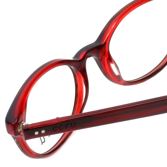 Ecru Designer Eyeglasses Daltrey-005 in Red 50mm :: Rx Single Vision