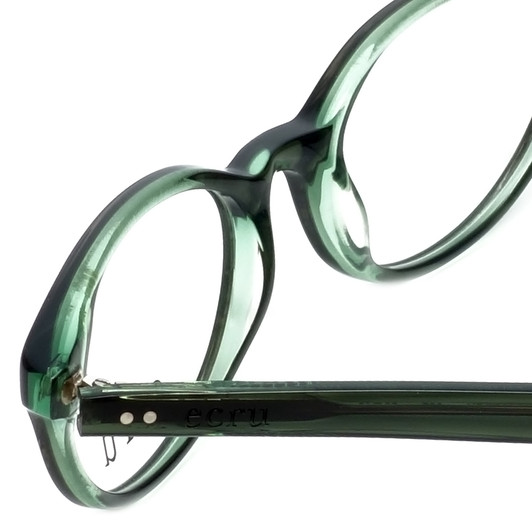 Ecru Designer Eyeglasses Daltrey-007 in Green 50mm :: Progressive