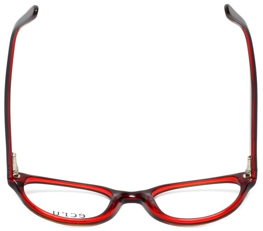 Ecru Designer Eyeglasses Daltrey-005 in Red 50mm :: Rx Bi-Focal