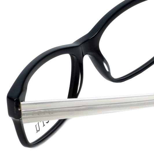 Ecru by Vivid Designer Reading Glasses Collins-036 in Black 53mm CHOOSE POWER