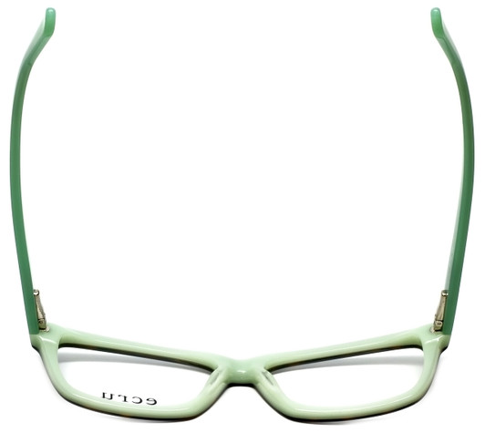 Ecru Designer Eyeglasses Springfield-018 in Tortoise-Green 53mm :: Rx Bi-Focal