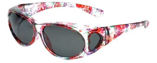 Calabria PC8866POL-JP-2 Polarized FitOver Sunglasses Medium Size