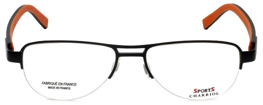 Sports Charriol Designer Eyeglasses SP23019-C4 in Black Orange 54mm :: Rx Single Vision