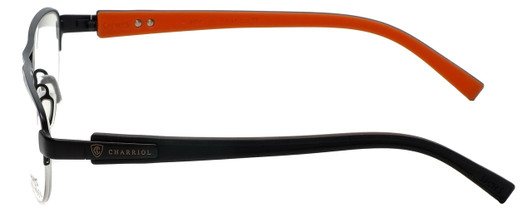 Sports Charriol Designer Reading Glasses SP23019-C4 in Black Orange 54mm