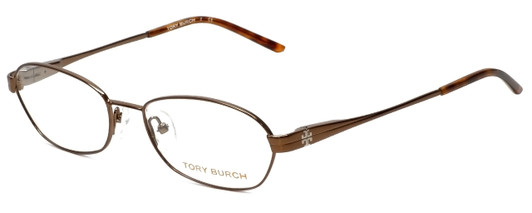 Tory Burch Designer Eyeglasses TY1008-120 in Light Brown 51mm :: Rx Single Vision