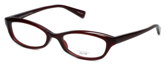 Oliver Peoples Designer Reading Glasses Marceau SI in Burgundy 51mm