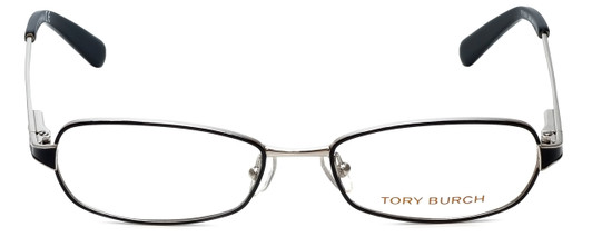 Tory Burch Designer Eyeglasses TY1024-384 in Black Silver 50mm :: Custom Left & Right Lens