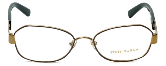 Tory Burch Designer Eyeglasses TY1043-3061 in Brown Gold 52mm :: Rx Bi-Focal
