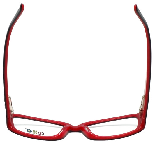 Daisy Fuentes Designer Eyeglasses DFPEACE417-021 in Black 50mm :: Custom Left & Right Lens