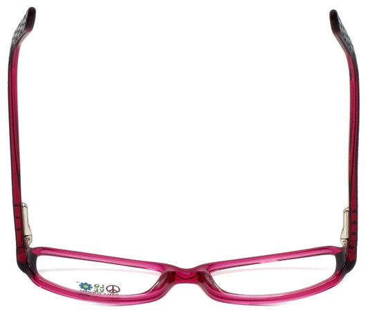 Daisy Fuentes Designer Reading Glasses DFPEACE410-130 in Berry Black 52mm
