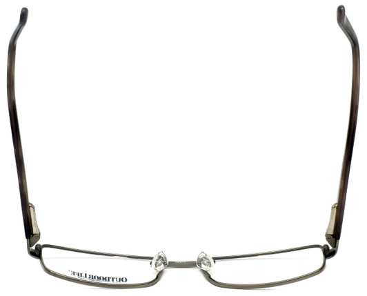 Outdoor Life Authentic Designer Reading Glasses OL820T in Metal Gun Silver 54mm