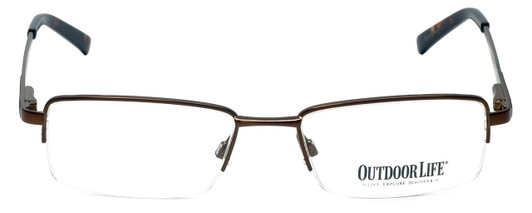 Outdoor Life Designer Reading Glasses OL825M-183-53 mm Brown Metal &Tortoise Tip