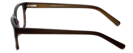 Esquire Designer Reading Glasses EQ1513 in Brier Brown Woodgrain 54mm PICK POWER