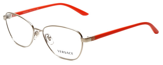 Versace Designer Eyeglasses 1221-1252-54 in Pale Gold/Orange 54mm :: Progressive