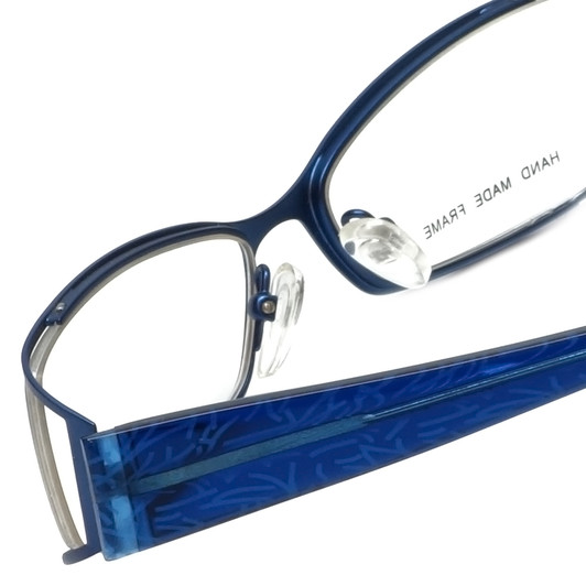 Moda Vision Designer Eyeglasses FG6501E-BLU in Blue 53mm :: Rx Bi-Focal