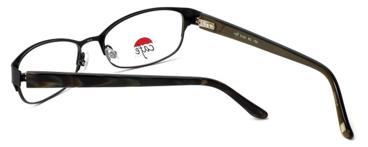 Silver Dollar Designer Reading Glasses CafÃ© 3152 in Ebony 52mm