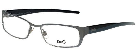 Dolce & Gabbana Designer Eyeglasses DG4123-H18 in Silver Black/Blue 51mm :: Custom Left & Right Lens