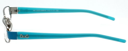 Dolce & Gabbana Designer Eyeglasses DG5004-080 in Silver Blue 50mm :: Rx Single Vision