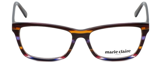 Marie Claire Designer Eyeglasses MC6220-SLV in Stripe Lavender  53mm :: Custom Left & Right Lens