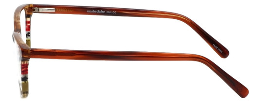 Marie Claire Designer Eyeglasses MC6245-APS in Apple Stripe 52mm :: Custom Left & Right Lens