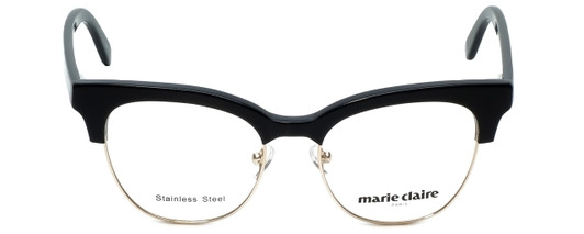 Marie Claire Designer Eyeglasses MC6247-BKG in Black Gold 51mm :: Custom Left & Right Lens