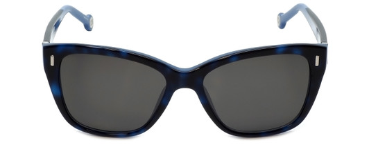 Carolina Herrera Designer Sunglasses SHE596-0800 in Blue Havana