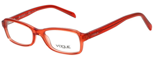 Vogue Designer Eyeglasses VO2882-2111 in Red Transparent 48mm :: Rx Bi-Focal