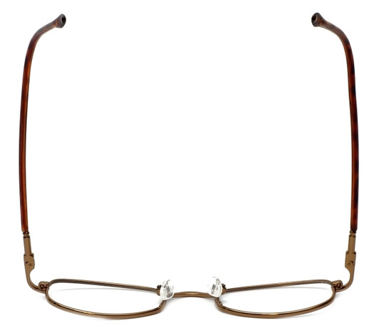 FlexPlus Collection Designer Reading Glasses Model 93 in Brown-Satin 44mm