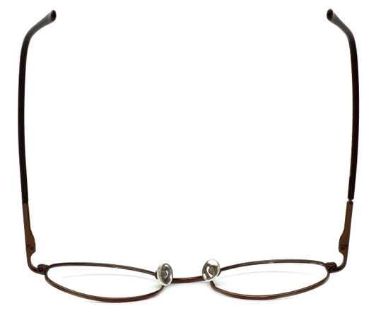 Flex Plus by Vivid Designer Reading Glasses Model 102 in Shiny-Brown 46mm