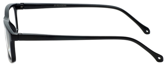 M Readers Authentic Designer Reading Glasses 105-SBLK Black 52mm 22 Power Option