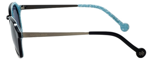 Jonathan Adler Designer Sunglasses Havana in Black