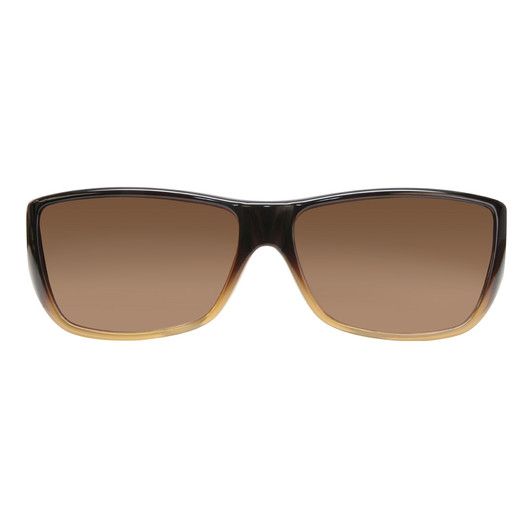 Jonathan Paul Polarized Fitovers Eyewear Large Traveler in Brown Tan Ombre&Amber