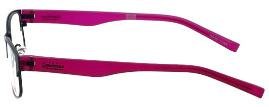 Converse Designer Eyeglasses K016-Black in Black and Pink 50mm :: Rx Bi-Focal
