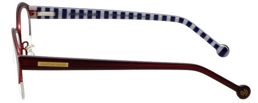 Jonathan Adler Designer Eyeglasses JA101-Bur in Burgundy 52mm :: Rx Single Vision