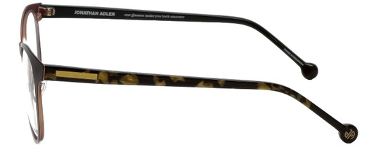 Jonathan Adler Designer Eyeglasses JA105-Brown in Brown 51mm :: Progressive