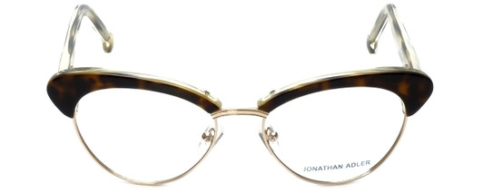 Jonathan Adler Designer Eyeglasses JA108-Tortoise in Dark Tortoise 53mm :: Progressive