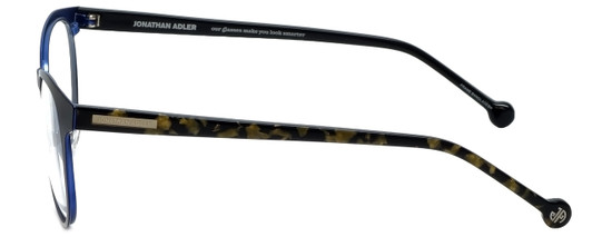 Jonathan Adler Designer Reading Glasses JA105-Black 51mm w/Tortoise CHOOSE POWER