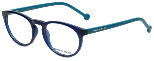 Jonathan Adler Designer Eyeglasses JA306-Navy in Navy 51mm :: Custom Left & Right Lens