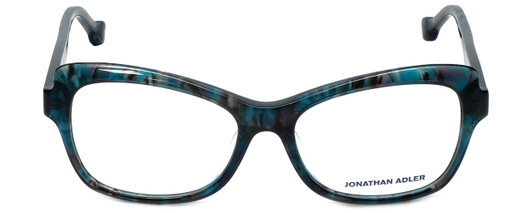 Jonathan Adler Designer Eyeglasses JA309-Teal in Teal 53mm :: Custom Left & Right Lens