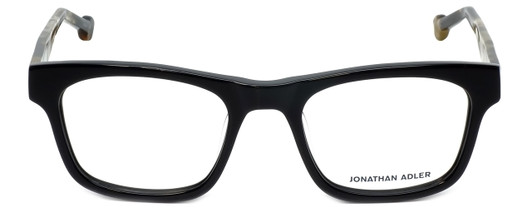 Jonathan Adler Designer Eyeglasses JA300-Black in Black 53mm :: Rx Single Vision