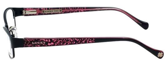 Lucky Brand Designer Eyeglasses Delilah-BLK in Black 52mm :: Custom Left & Right Lens