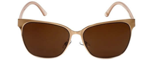 Lucky Brand Designer Sunglasses Doheny Matte Crystal Pink with Brown Lens 57 mm